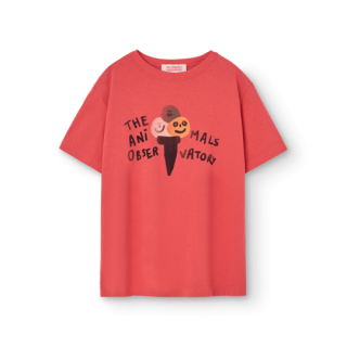 The Animals Observatory / BIG ROOSTER KID T-SHIRT / Red