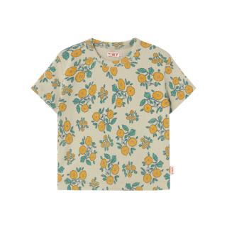 TINYCOTTONS / FLOWERS TEE / dark vanilla