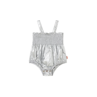 TINYCOTTONS / METALLIC BODY / silver metallic