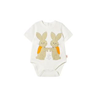 TINYCOTTONS / BUNNIES GRAPHIC BODY / off-white