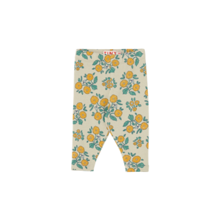 TINYCOTTONS / FLOWERS BABY PANT / dark vanilla