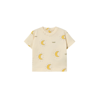 TINYCOTTONS / MIDNIGHT SUN BABY TEE / light cream