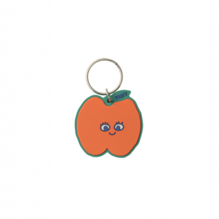 TINYCOTTONS / APPLE KEY CHAIN / tangerine / Drop2