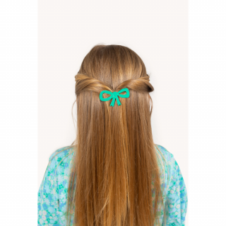 TINYCOTTONS / BOW BIG CLIP / emerald