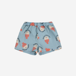 BOBO CHOSES / Morning Egg all over denim shorts / LIGHT BLUE