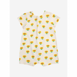 BOBO CHOSES / Sunflower all over playsuit / BEIGE