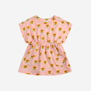 BOBO CHOSES / Sunflower all over dress / LIGHT PINK