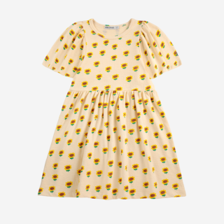 BOBO CHOSES / Sunflower all over dress / OFFWHITE