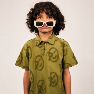Wynken / PULPO SHIRT / OLIVE LOGOS OLL
