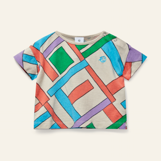 Wynken / MINI KITE TEE / TIDE WHITE TDW