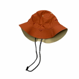 MOUN TEN. / reversible adventure hat (re-nylon)/ brick x khaki