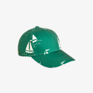 mini rodini / Sailing boats aop cap / Green