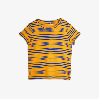 mini rodini / Stripe yd ss tee / Orange
