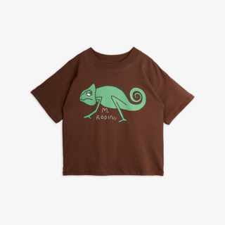 mini rodini / Lizard sp ss tee / Brown