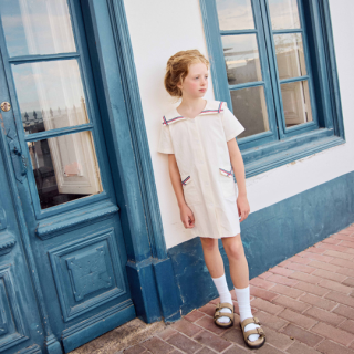 FISH&KIDS / SAILOR DRESS / OFF WHITE / Kids