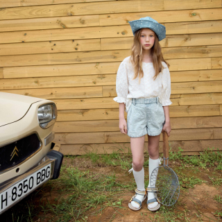 FISH&KIDS / OFF WHITE GUIPURE BLOUSE / OFF WHITE / Kids