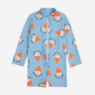 BOBO CHOSES / Morning Egg all over swim overall / LIGHT BLUE