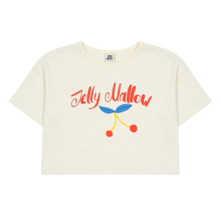 JELLY MALLOW / Cherry Cropped T-shirt / IVORY