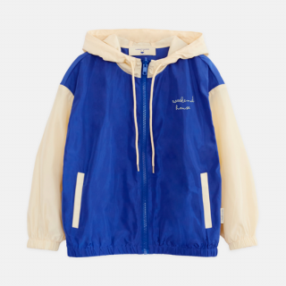 WEEKEND HOUSE KIDS / Windbreaker blue / Blue and yellow