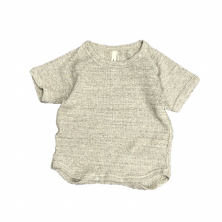 MOUN TEN. / eco rib raglan T(for baby)/ heather gray