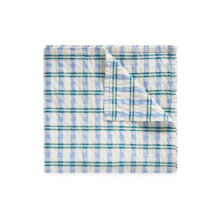 garbo&friends / Check Mar Seersucker Swaddle Blanket