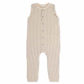 Phil&Phae / Sleeveless jumpsuit stripes / marshmallow stripes