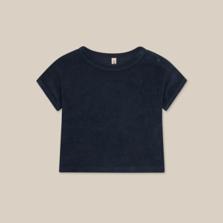organic zoo / Navy Terry Boxy T-Shirt