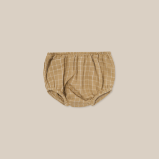 organic zoo / Grid Check Shortie Wheat