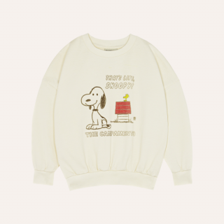 The Campamento / THAT'S LIFE SNOOPY SWEATSHIRT / ECRU   