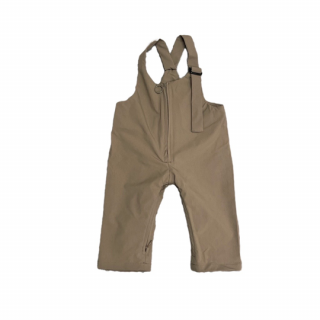 MOUN TEN. / stretch nylon salopette(for baby) / mocha