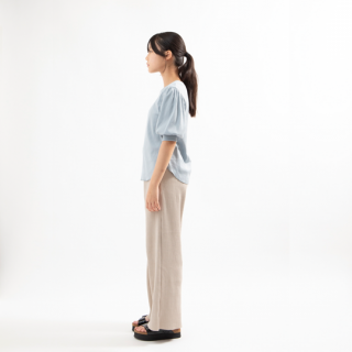 mimi poupons / ѥե꡼TEE / BLUE / Lady's 1
