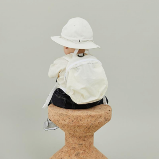 MOUN TEN. / reversible adventure hat(for baby) / charcoal x sand