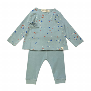 Baby clic / Jackets + pants / Sardines Aqua