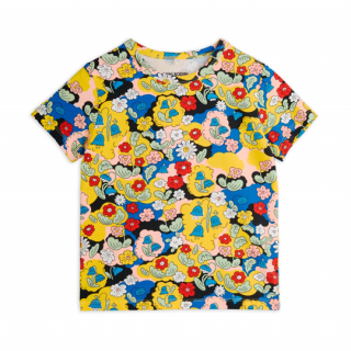 mini rodini / Flowers aop ss tee / Multi