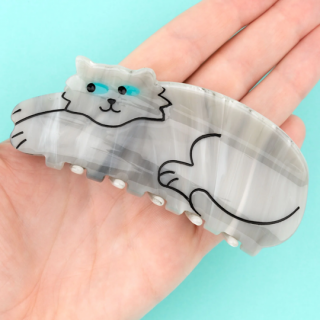 Coucou Suzette  / Grey Cat Hair Claw