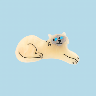Coucou Suzette  / Siamese Cat Hair Clip
