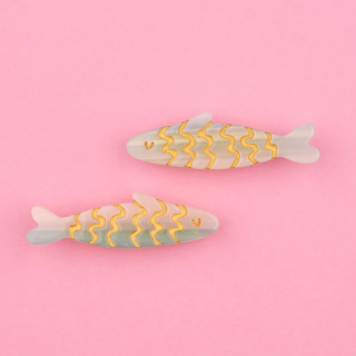 Coucou Suzette  / Sardines Hair Clip Set
