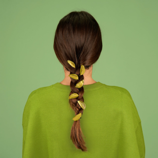 Coucou Suzette  / Chestnut Leaf Hair Clip

