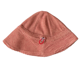 chocolatesoup / pile border baby hat / Red
