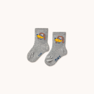 TINYCOTTONS / DOG MEDIUM SOCKS medium grey heather / Baby