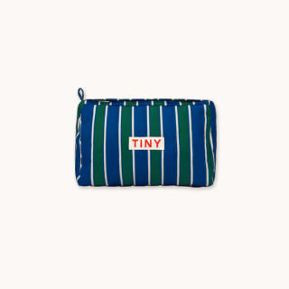 TINYCOTTONS / STRIPES POUCH dark / blue