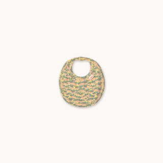 TINYCOTTONS / MINI APPLES AOP RIB BIB / mellow yellow