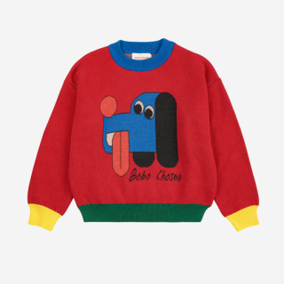 BOBO CHOSES / Doggy Mate jacquard jumper / Kids