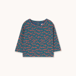 TINYCOTTONS / MINI APPLES RIB BABY TEE / light navy / baby