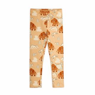 mini rodini / Mammoth aop leggings / Beige