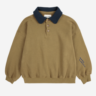 BOBO CHOSES / Bobo Choses polo sweatshirt / KHAKI / KID