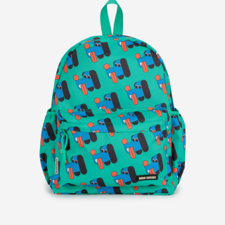 BOBO CHOSES / Doggy Mate all over school bag / GREEN / KID