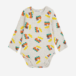 BOBO CHOSES / Bobo Choo Choo all over body / LIGHT HEATHER GREY / Baby