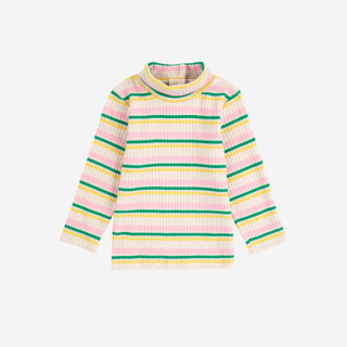 BOBO CHOSES / Striped turtle neck T-shirt / MULTICOLOR / Baby