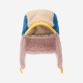 BOBO CHOSES / Bobo Choses color block sheepskin chapka / BABY